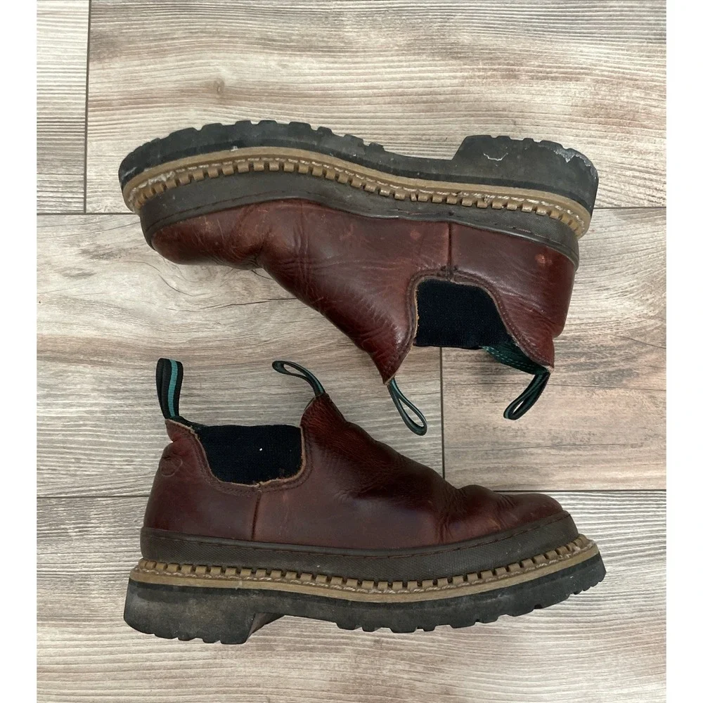 Georgia Boot Giant Romeo GR262 Mens Work Boots Brown Leather 7.5W